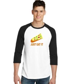 Nike Pizza Just Eat It Fast Food Raglan Tee