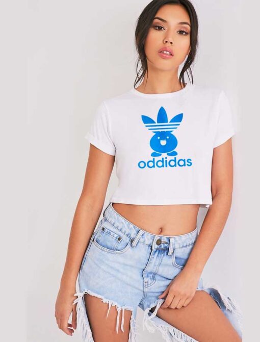 Oddidas Pokemon Adidas Mashup Crop Top Shirt