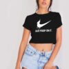 Parrot Just Poop On It Nike Bird Crop Top Shirt