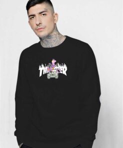 Peppa Pig Gangters Group X Flaming Thrasher Sweatshirt