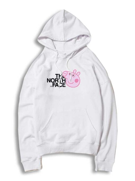 Peppa Pig Head The North Face Hoodie