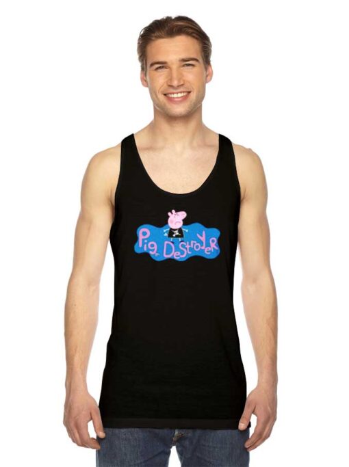 Peppa Pig The Pig Destroyer Punk Tank Top