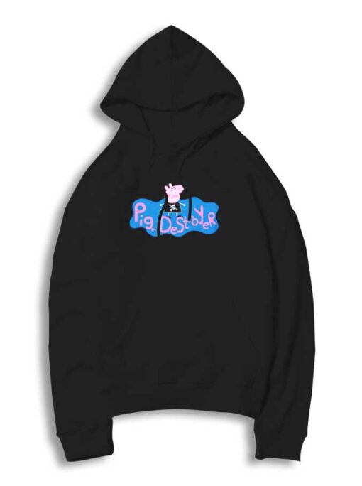 Peppa Pig The Pig Destroyer Punk Hoodie