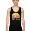 Pot Head Stone Plant Retro Sunset Tank Top