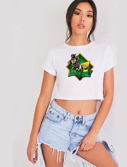 Power Rangers It's Morphin Time Crop Top Shirt