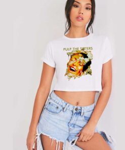 Pulp The Sisters Girl Logo Crop Top Shirt