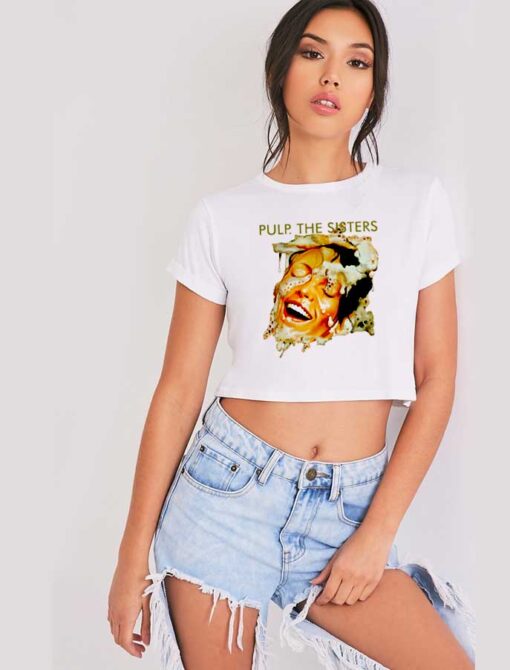 Pulp The Sisters Girl Logo Crop Top Shirt