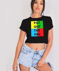 Put Out The Fire Queen Freddie Crop Top Shirt