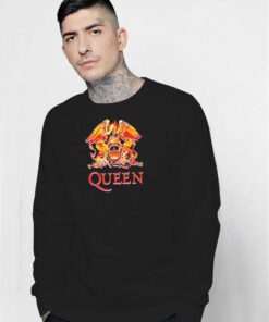 Queen Official Classic Fire Crest Sweatshirt