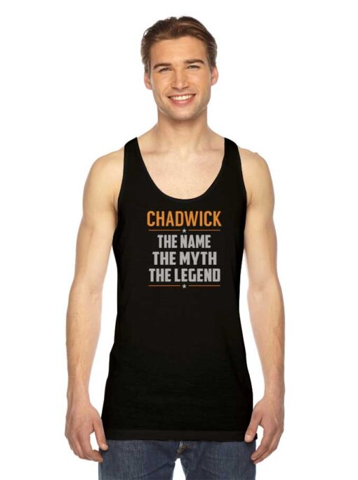 RIP CHADWICK The Name The Myth The Legend Tank Top