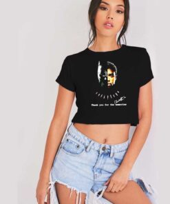 RIP Thank You For The Memories Wakanda Forever Crop Top Shirt