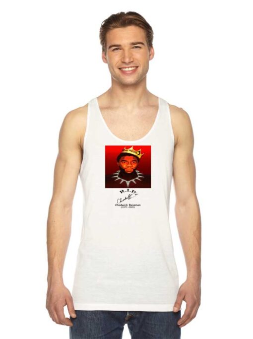 RIP Wakanda King 1977-2020 Black Panther Tank Top