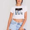 Radiohead Kid A Band Ice Mountain Crop Top Shirt