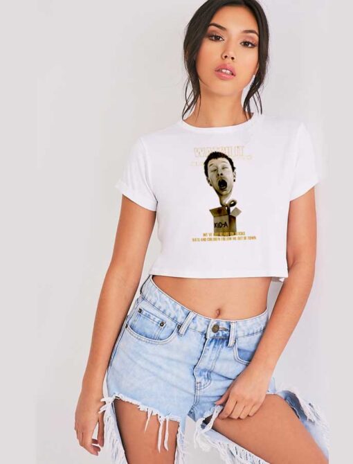 Radiohead Thom Yorke Watch It Crop Top Shirt