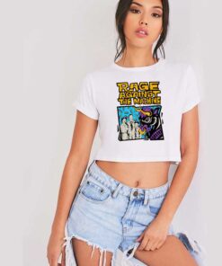 Rage Against The Machine Bulls On Parade Retro Crop Top Shirt