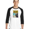 Rage Against The Machine Bulls On Parade Retro Raglan Tee