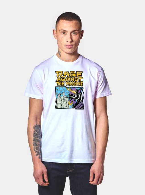 Rage Against The Machine Bulls On Parade Retro T Shirt