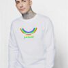 Rainbow Gay Pride Adidas Parody Sweatshirt