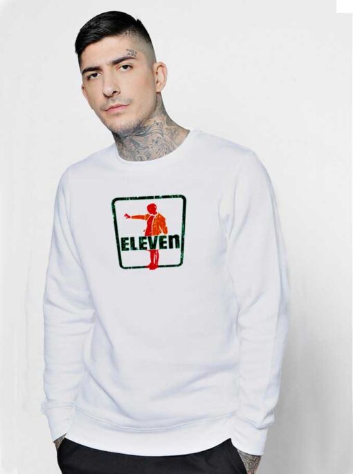 Retro Eleven Stranger Things 7 Eleven Logo Sweatshirt