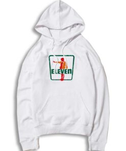 Retro Eleven Stranger Things 7 Eleven Logo Hoodie