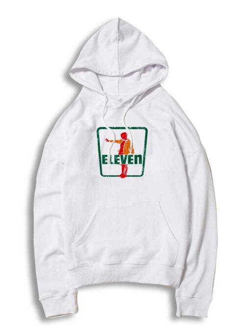 Retro Eleven Stranger Things 7 Eleven Logo Hoodie