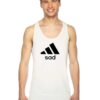 Sad Adidas Logo Inspired Parody Tank Top