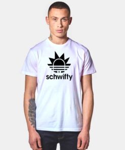 Schwifty Head Adidas Parody T Shirt