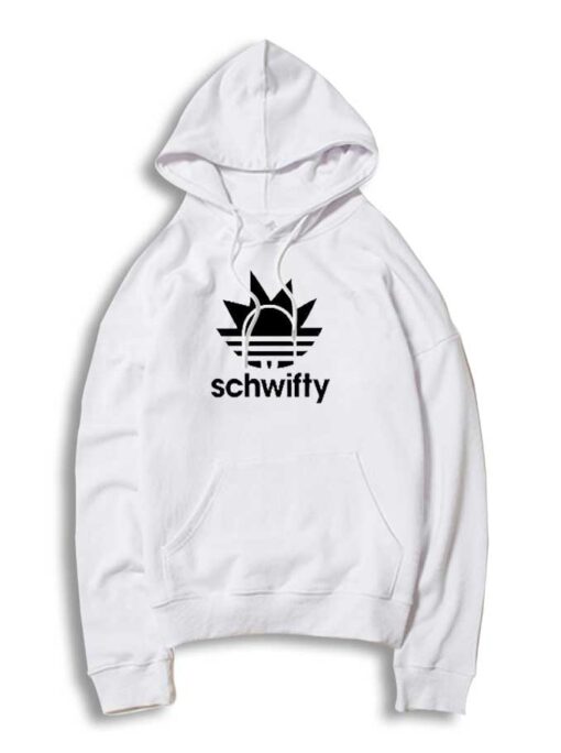 Schwifty Head Adidas Parody Hoodie