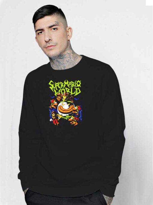 Send in the Clown Super Mario World Sweatshirt