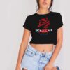 Sick Of It All Blood Dragon Crop Top Shirt