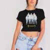 Sleeper Smart Astrounaut Group Band Crop Top Shirt