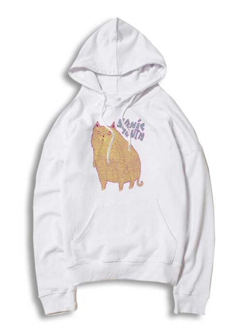 Sonic Youth Dotted Cat Vintage Hoodie