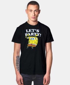 Spongebob Squarepants Lets Party Woohoo T Shirt