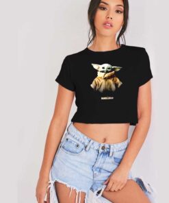 Star Wars The Mandalorian Child Yoda Crop Top Shirt