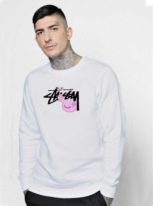 Stussy Band X Peppa Pig Eyes Sweatshirt