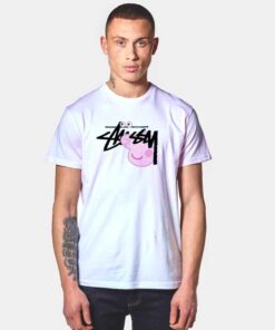 Stussy Band X Peppa Pig Eyes T Shirt