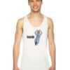 Suede Animal Nitrate Pig Head Tank Top