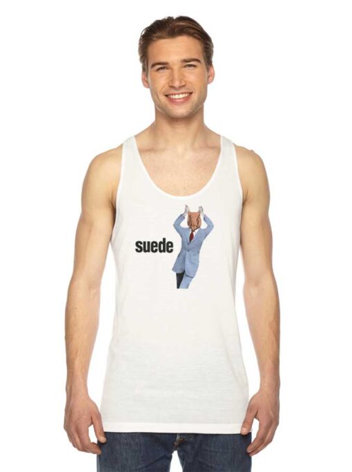 Suede Animal Nitrate Pig Head Tank Top