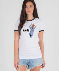 Suede Animal Nitrate Pig Head Ringer Tee