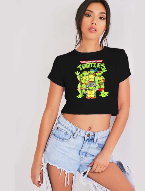 Teenage Mutant Ninja Turtles Classic Crop Top Shirt