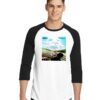 The Chemical Brothers Neo Geography Sky Raglan Tee