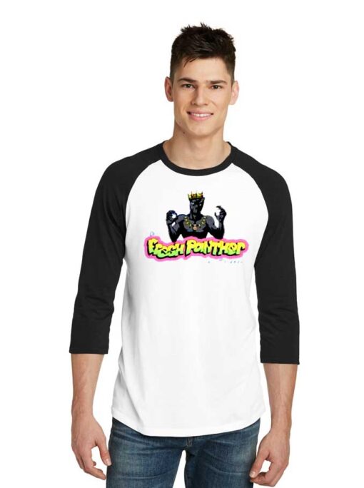 The Fresh Panther of Wakanda King Raglan Tee