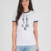 The More You Ignore Me Funny Quote Ringer Tee