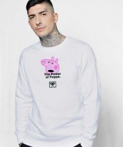 The Power Of Peppa Pig Head Sweatshirt