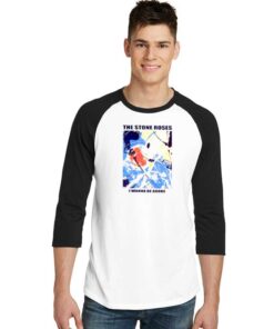 The Stone Roses I Wanna Be Adore Abstract Raglan Tee