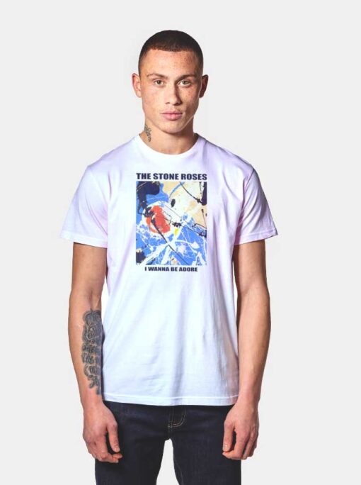 The Stone Roses I Wanna Be Adore Abstract T Shirt