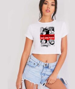 The Stone Roses War And Peace Cover Crop Top Shirt