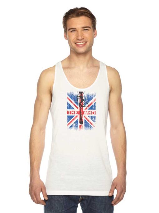 The Who Microphone British Band Tank Top