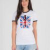 The Who Microphone British Band Ringer Tee