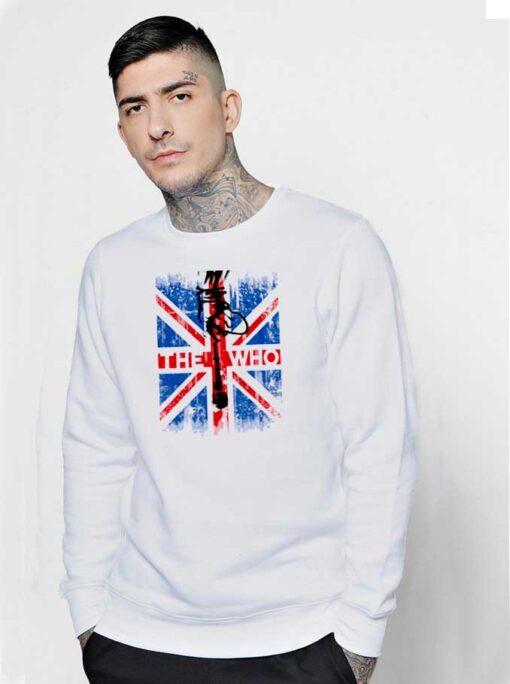 The Who Microphone British Band Sweatshirt